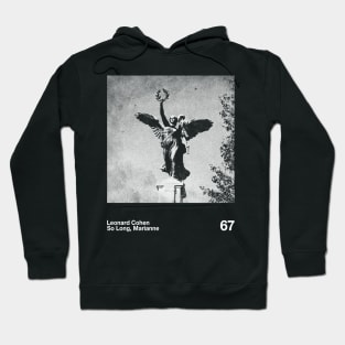 Leonard Cohen - Artwork 90's Design || Vintage Black & White Hoodie